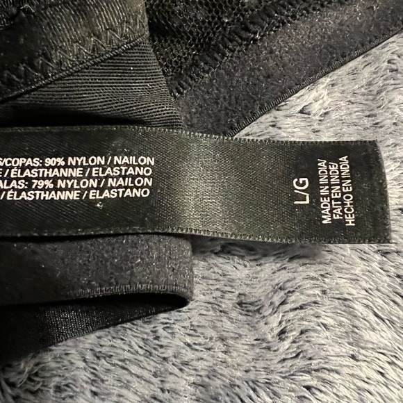 Victoria's Secret Black Lace Bralette Size L NWOT - Picture 6 of 6